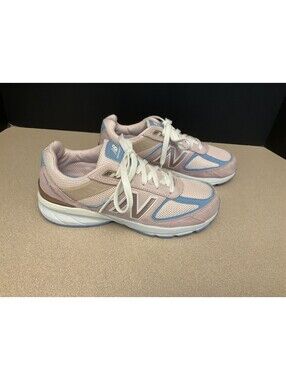 Youth’s Girls New Balance 990v5 USA Pink/Blue Athletic Shoes. Size 5Y. Awesome!